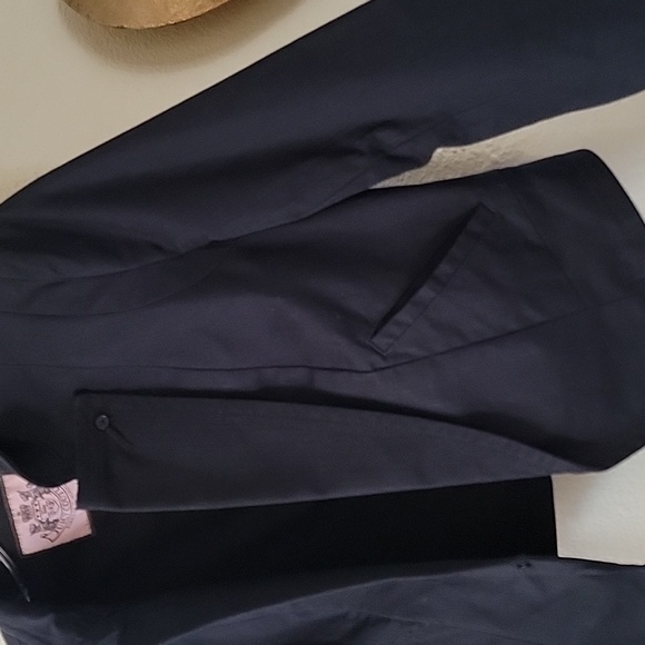 JUICY COUTURE Cropped Casino Jacket Black Size S - Picture 3 of 16